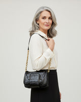 ANNA borsa in naplak nero