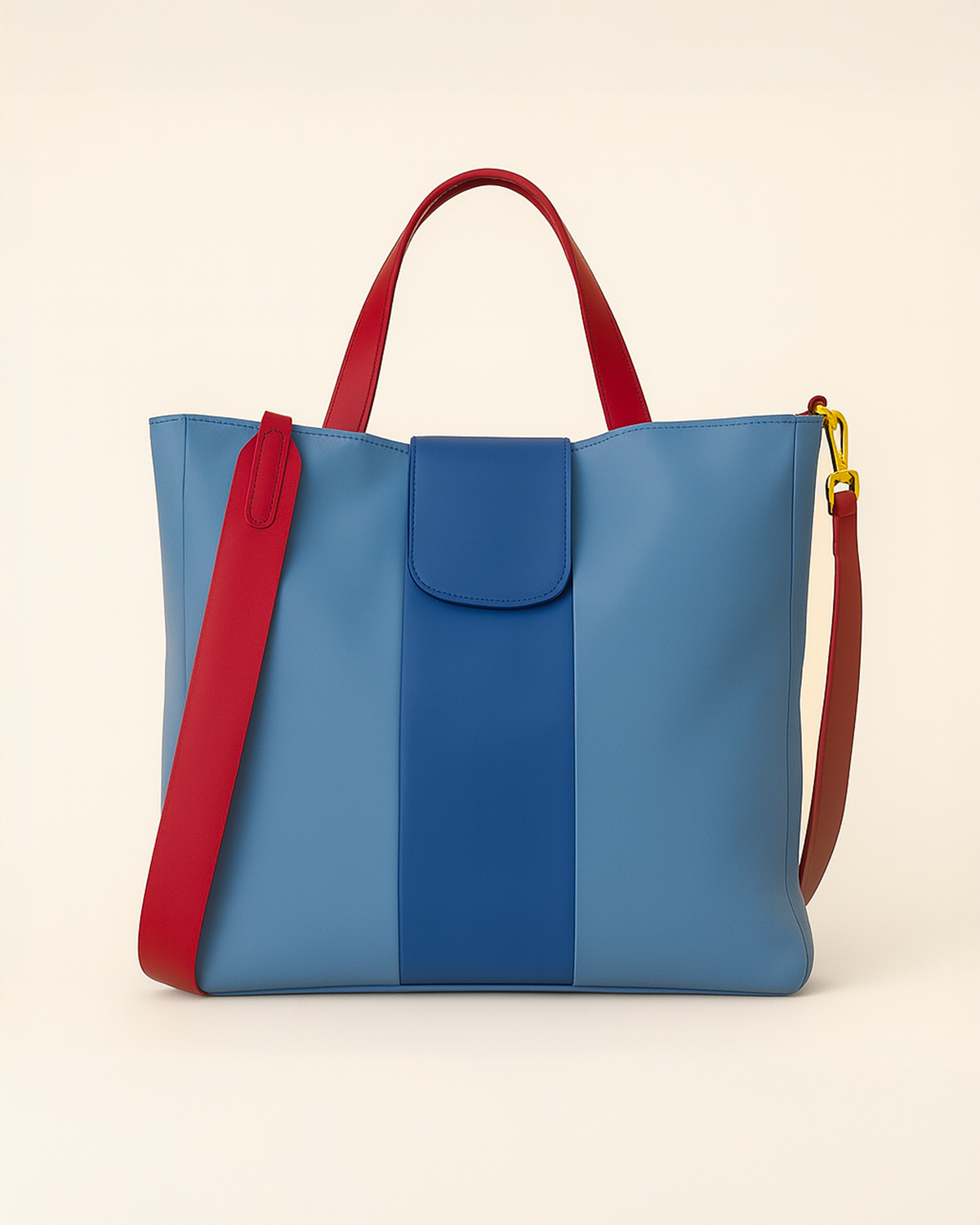 DARIA Riviera blue leather bag