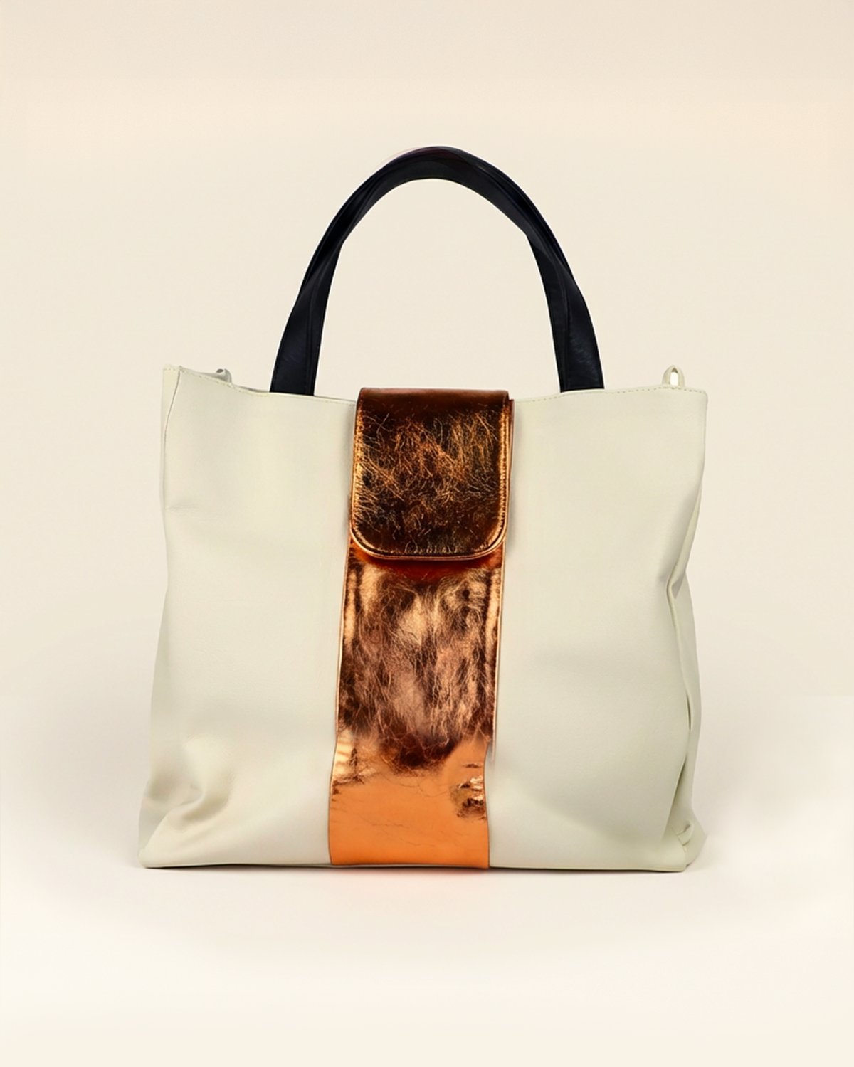 DARIA en cuir crème