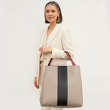 DORELLA borsa in pelle tortora