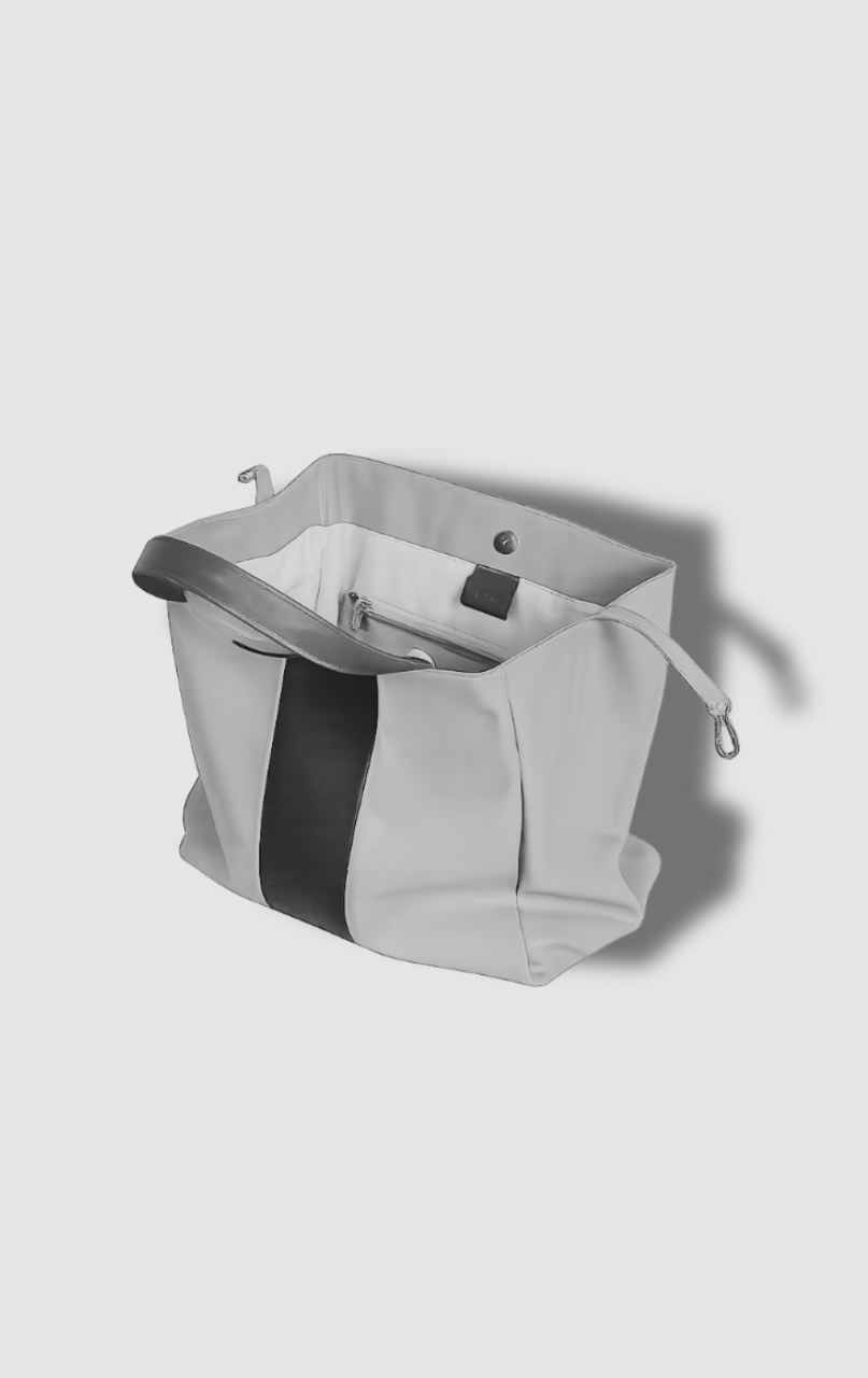 Sac en cuir gris tourterelle DORELLA
