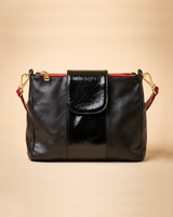 Sac ELENA en cuir noir