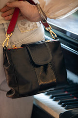 ELENA borsa in pelle nera
