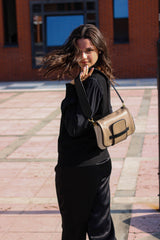 ANNA borsa in pelle nera