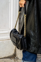 ANNA borsa in pelle naplak nero