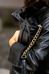 ANNA borsa in pelle naplak nero