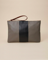 LAURA en cuir gris tourterelle