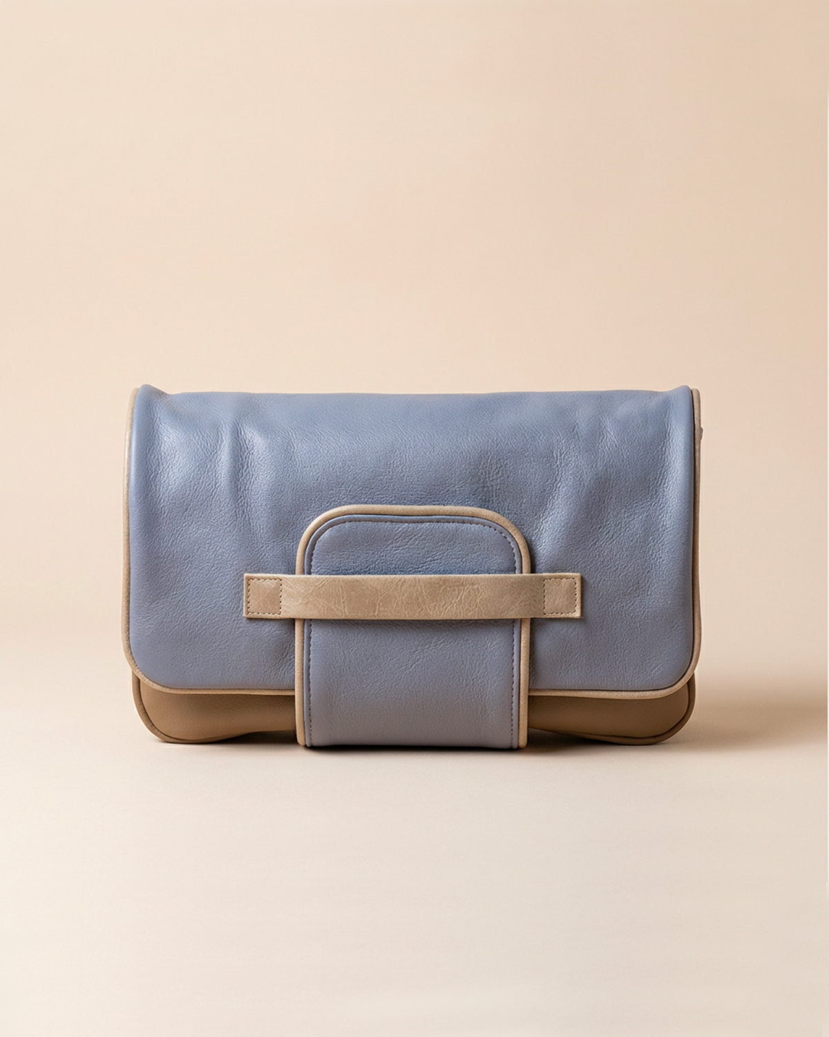 MATILDE en cuir bleu