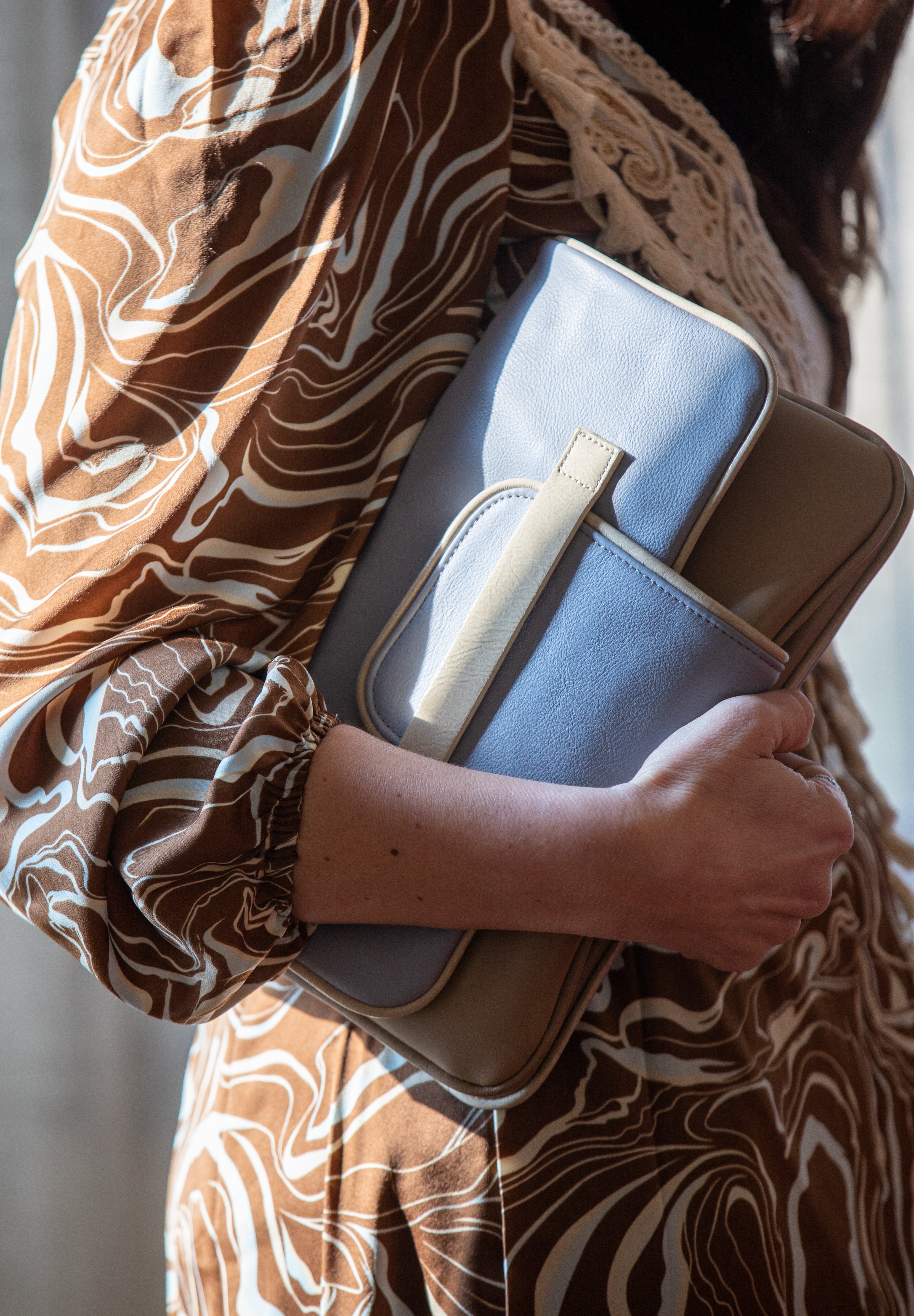 MATILDE in pelle azzurra