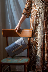 MATILDE in pelle azzurra