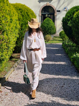MATILDE in pelle verde salvia