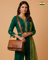 ORNELLA borsa in pelle cuoio