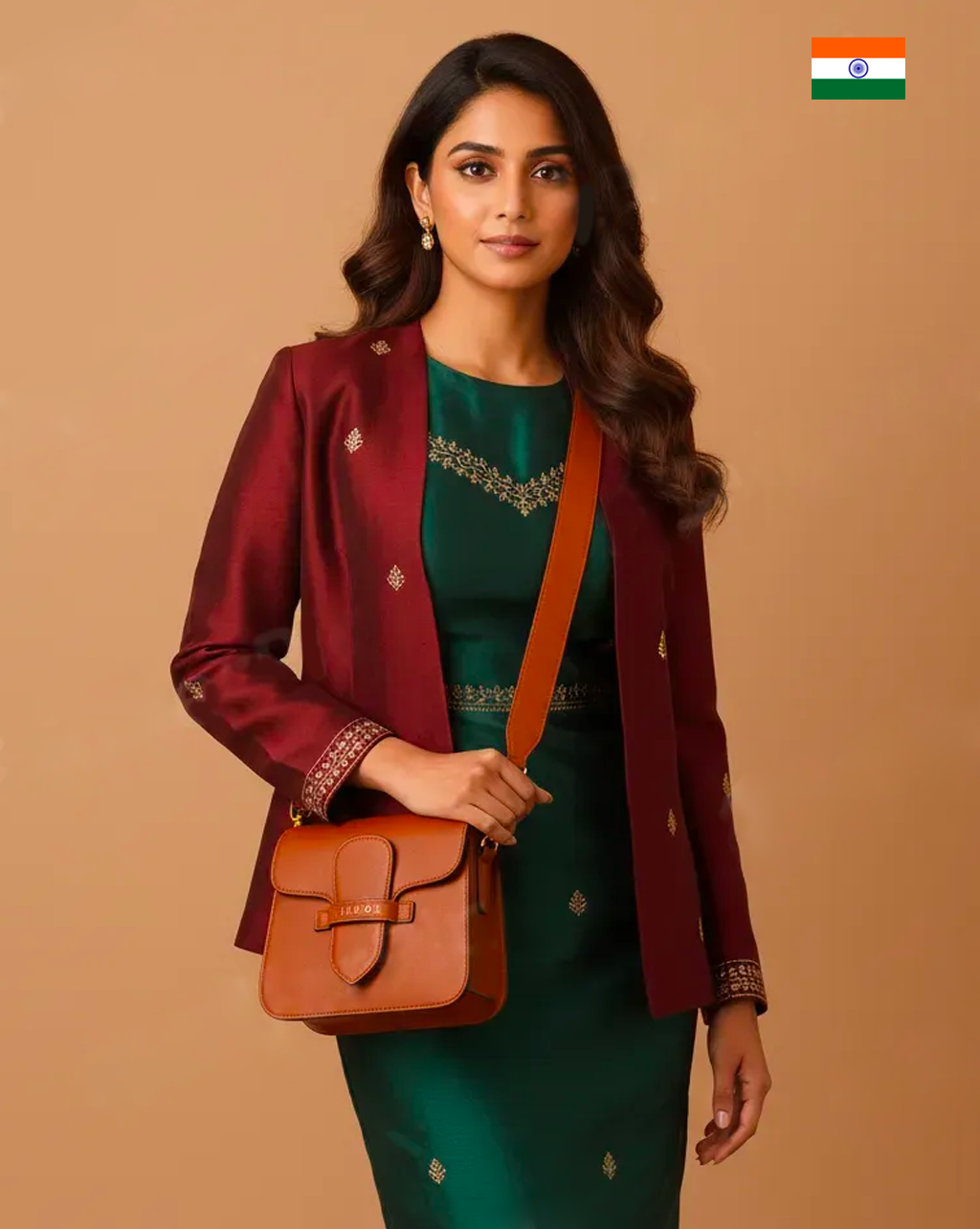 SOFIA borsa in pelle cuoio