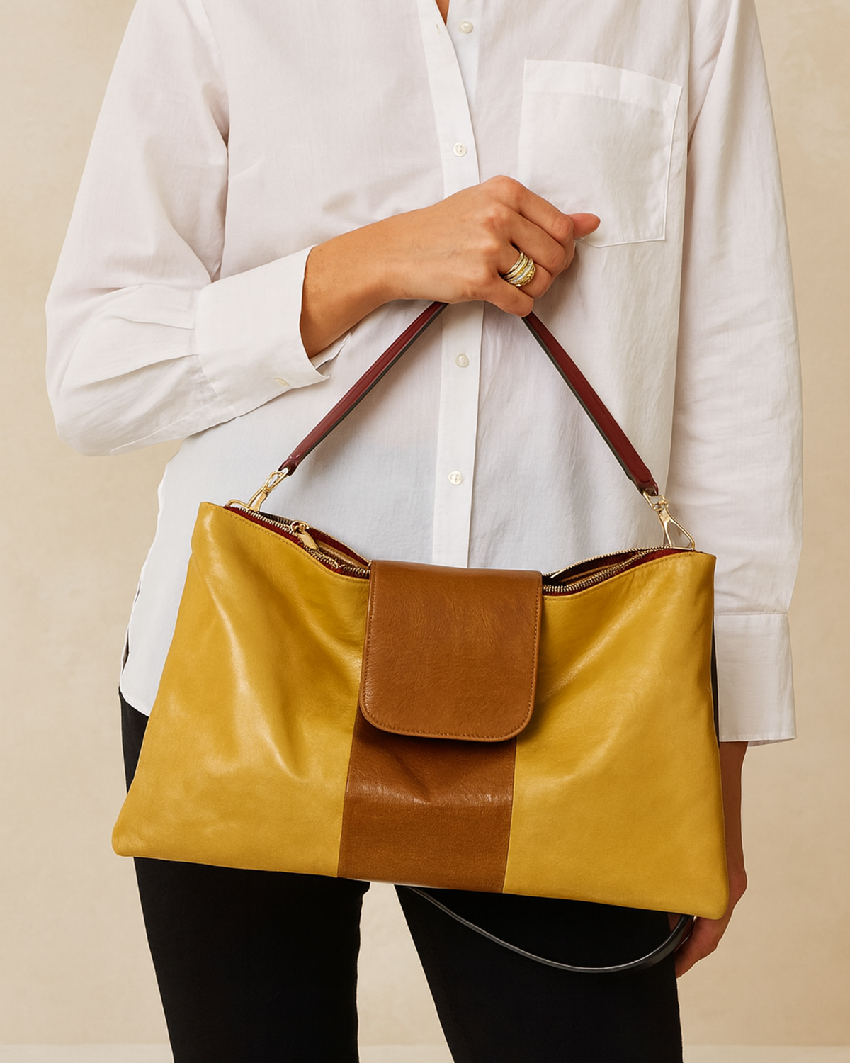 Sac à naplak moutarde AMANDA